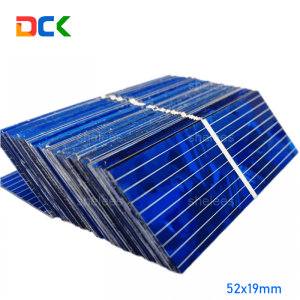 100pcs Crystal Solar Cells 52x19mm DIY Solar Panel, Home lights, Battery Charger