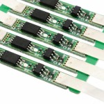 10pcs - Li-Ion BMS Battery Protection Board 1S 3.7V 3A 18650 with Solder Strip