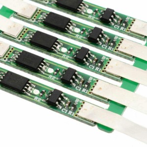 10pcs - Li-Ion BMS Battery Protection Board 1S 3.7V 3A 18650 with Solder Strip