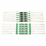 10pcs - Li-Ion BMS Battery Protection Board 1S 3.7V 3A 18650 with Solder Strip